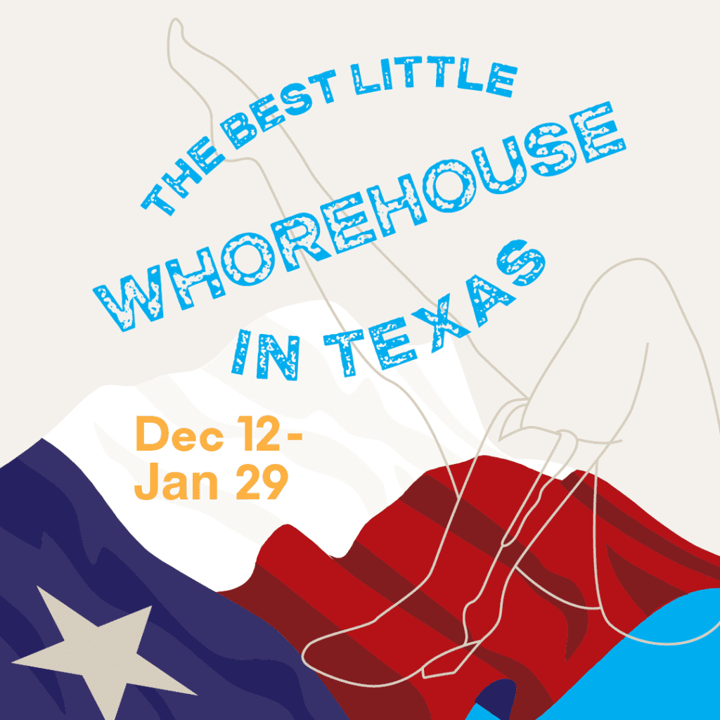 The best little whorehouse in texas show poster art