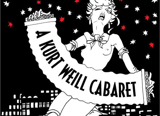 A Kurt Weill Cabaret poster art